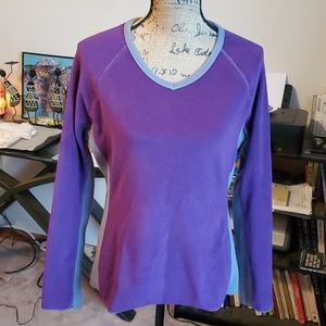 Cuddl Duds size Large sleepwear purple/gray